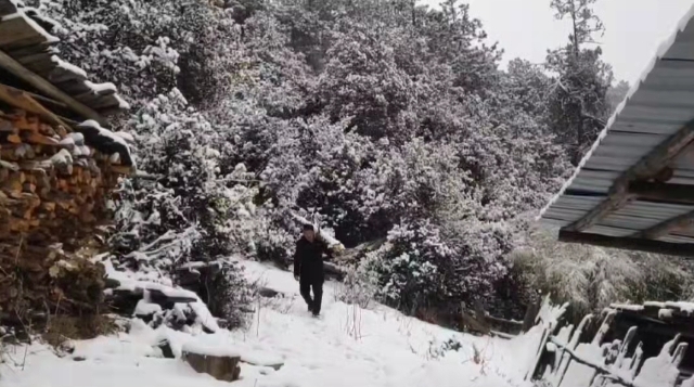 【網(wǎng)絡(luò)中國(guó)節(jié)?春節(jié)】雪后的霞若鄉(xiāng)施壩村美如畫(huà)
