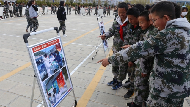 疫情防控宣傳 進校園 進軍營