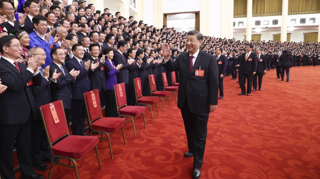 習近平等領導同志親切會見出席黨的二十大代表、特邀代表和列席人員