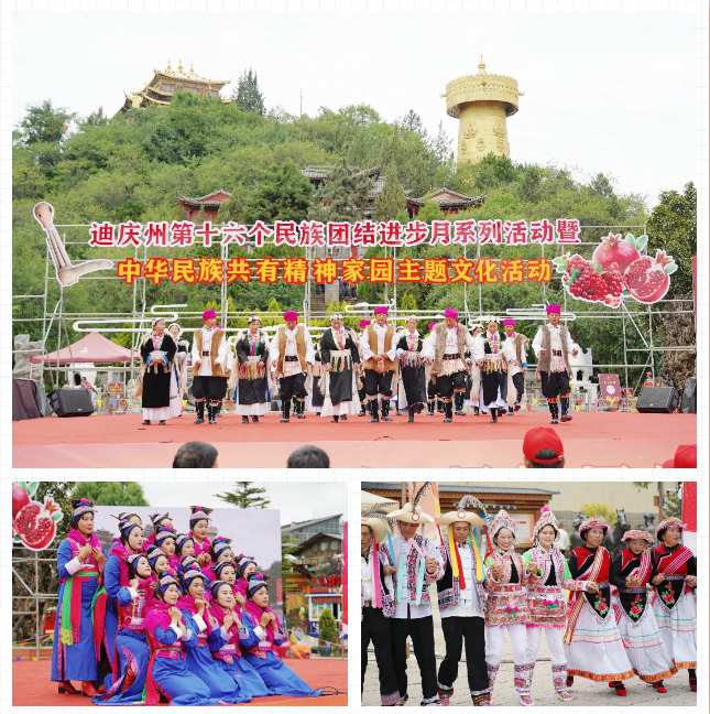 迪慶州第十六個民族團結進步月系列活動暨中華民族共有精神家園建設主題文化活動啟動