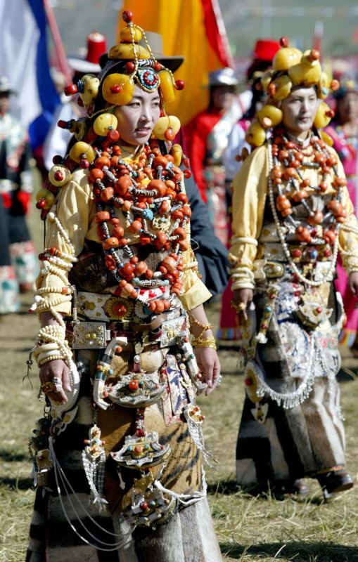玉樹旅游景點分布圖。資料來源：青海玉樹州旅游局